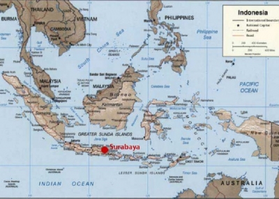 Transformasie gebeur in Surabaya, Indonesië