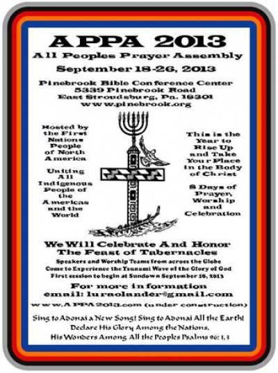 Alle Volke Gebedsbyeenkoms 2013 Byeenkomste, 18-25 September 2013