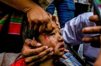 Myanmar - gevegte wat toeneem, militêre onderdrukking